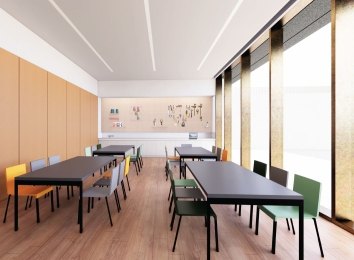 Princeton University art museum class rendering