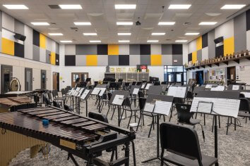 Bushland HS choir room