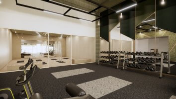 Atlanta AAC fitness center rendering