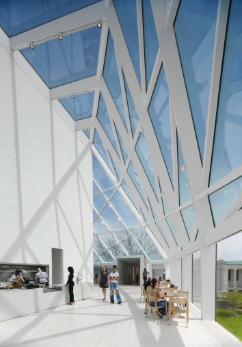 Buffalo Museum glass panel