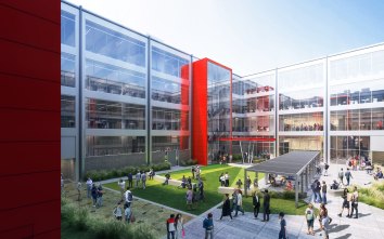 Atlanta AAC courtyard rendering