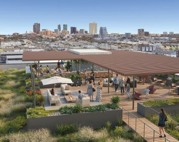 Westside rooftop rendering