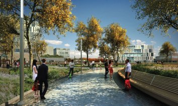 Campbell Soup Gateway master plan rendering