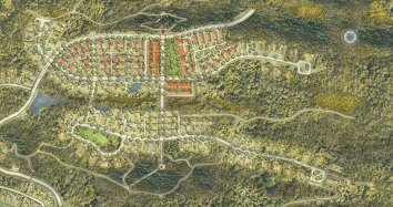 Tuxedo park aerial rendering