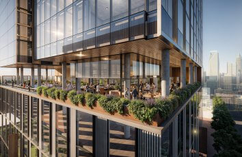 Charlotte Hotel rendering balcony