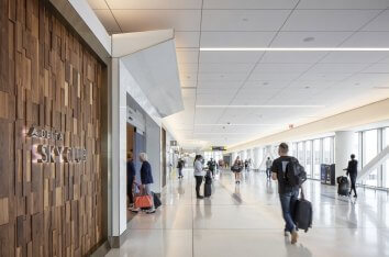 LGA Terminal C Delta Sky Club Interior Entrance Large