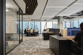 Financial Company Austin_open office