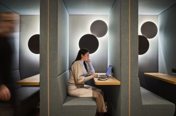 TIAA library cubicle