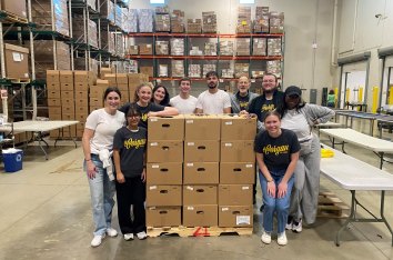 Corgan Chicago office volunteers