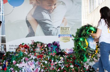 Wreath donation drop off Corgan Cares