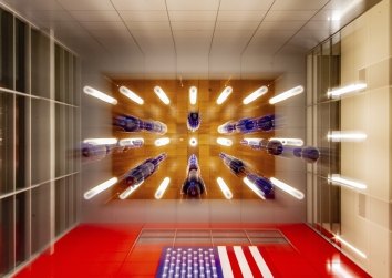 view of light fixture