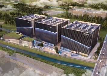 exterior view of data center