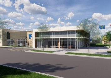 exterior of data center