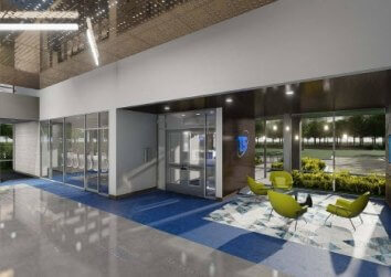 interior of data center