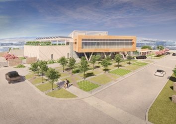 Donor Network West Front Render No Signage