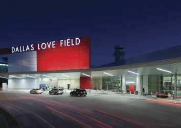 DAL Love Field Modernization Exterior night