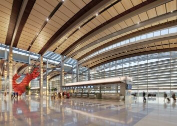 SMF Central Terminal B Interior
