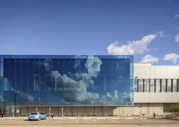 exterior view of data center