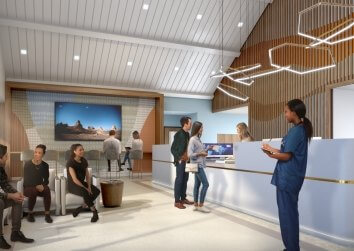 HCA Fort Worth Behavioral Health Hospital Lobby Reception Small