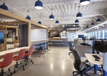 Financial Company Tech & Opps Flexible Work Cafe