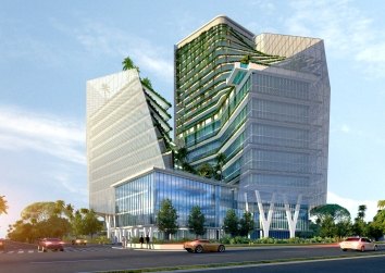 Jakarta Gunas Hospital Exterior Front View