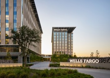 Wells Fargo dusk