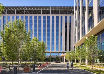 Wells Fargo exterior courtyard