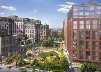 Kingsboro Place master planning rendering