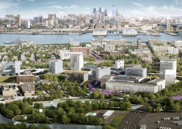 Campbell Soup Gateway master plan aerial view