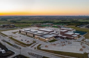Aerial Shot of Panther Creek HS